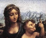 LEONARDO da Vinci Madonna with the Yarnwinder oil painting artist